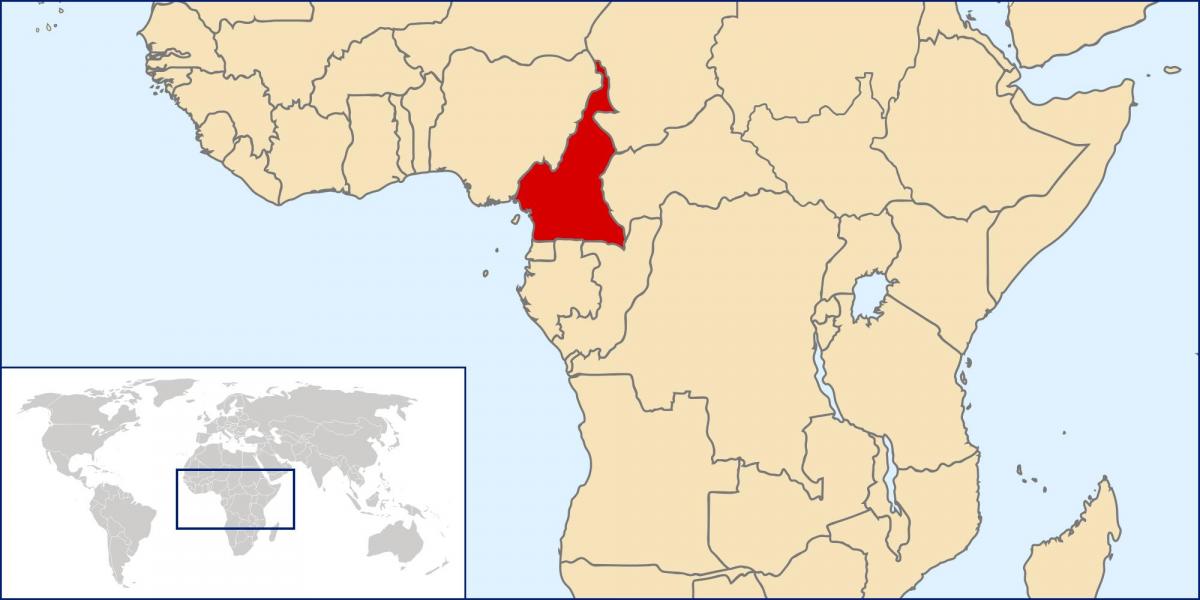 Karta lokacije, Kamerun 