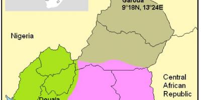 Karta Kamerun klime