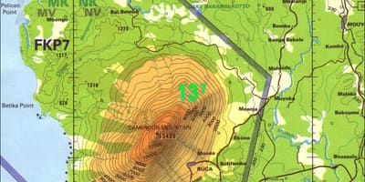 Planina Kamerun karti