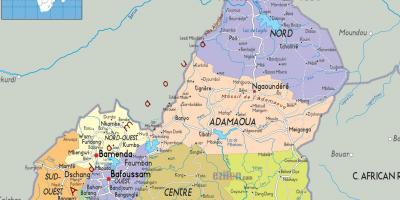 Karta regije Kameruna 